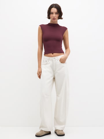 Haut Pull&Bear en rouge