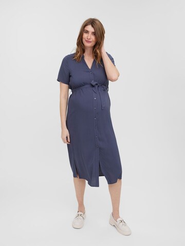 Vero Moda Maternity Shirt dress 'VICA' in Blue