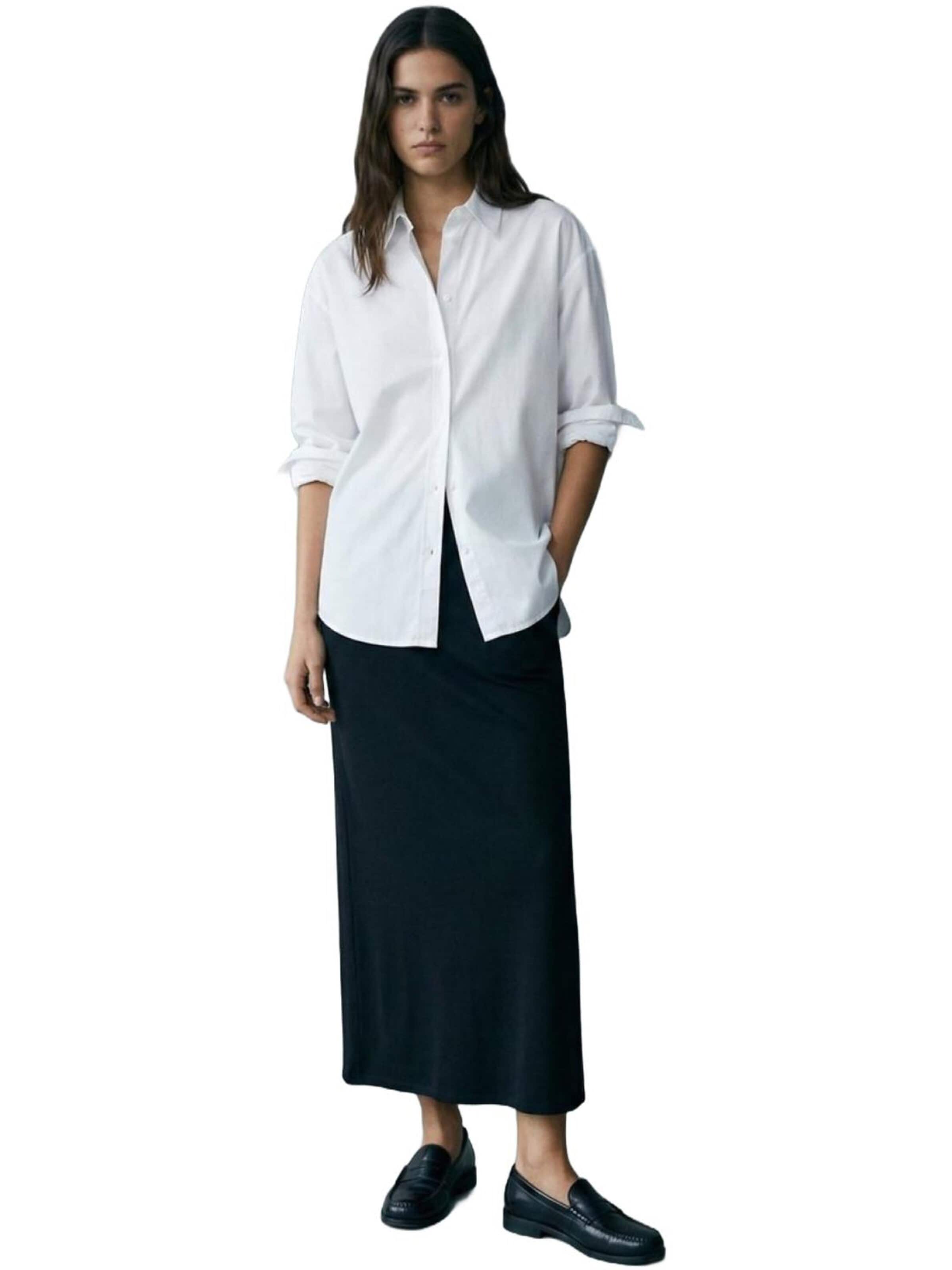 Gonna 'Maxi Slit Skirt' di LTB Jeans in verde: frontale