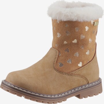 Kidsworld Boots in Beige: front