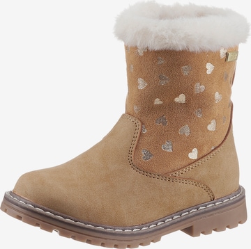 Kidsworld Stiefel in Beige: predná strana