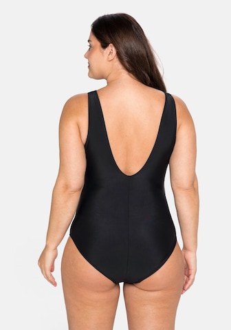 SHEEGO T-shirt Swimsuit in Black