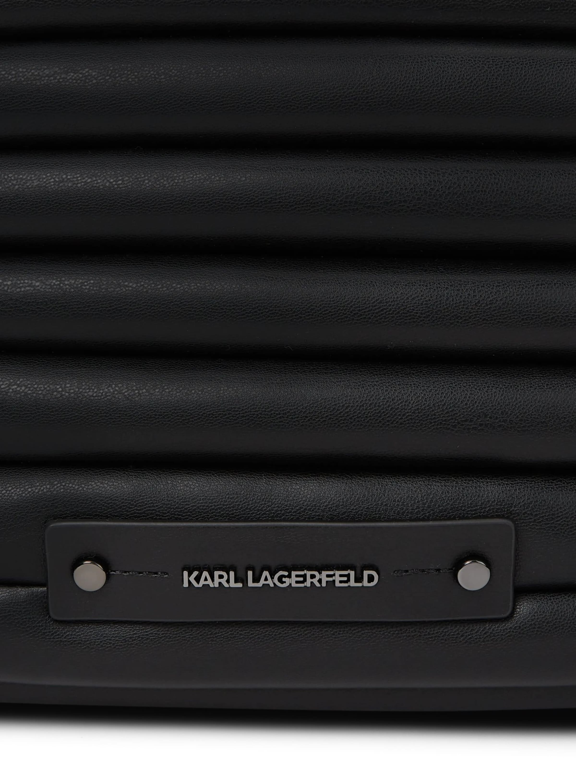 Karl Lagerfeld Τσάντα ώμου 'K/Essential Plie' σε μαύρο