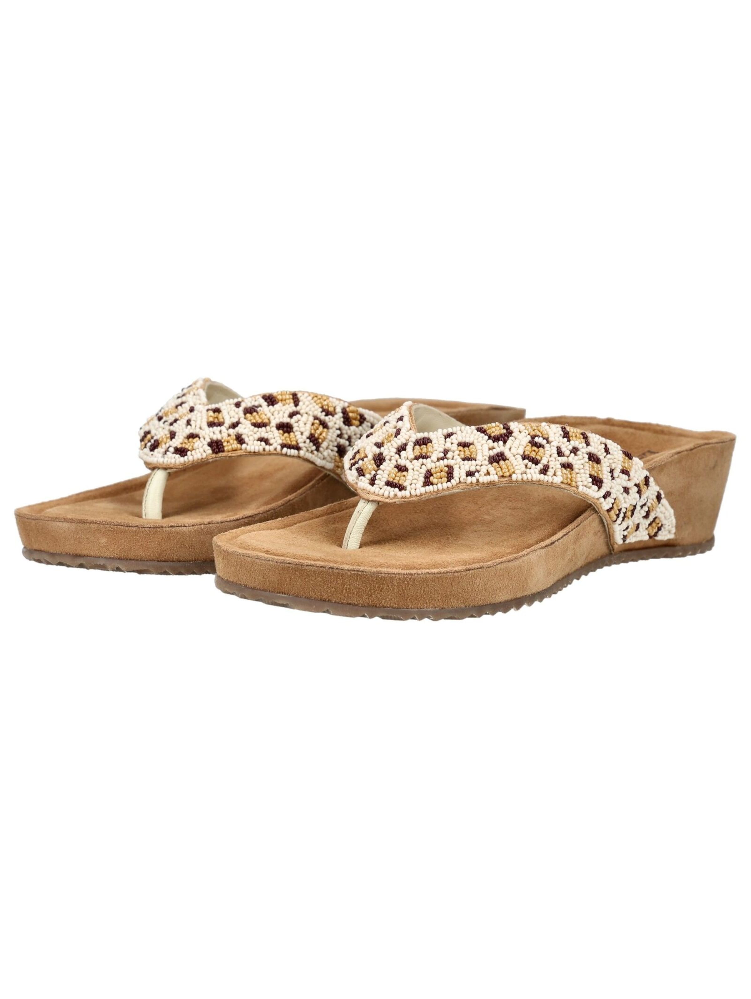LAZAMANI Teenslipper in Wit