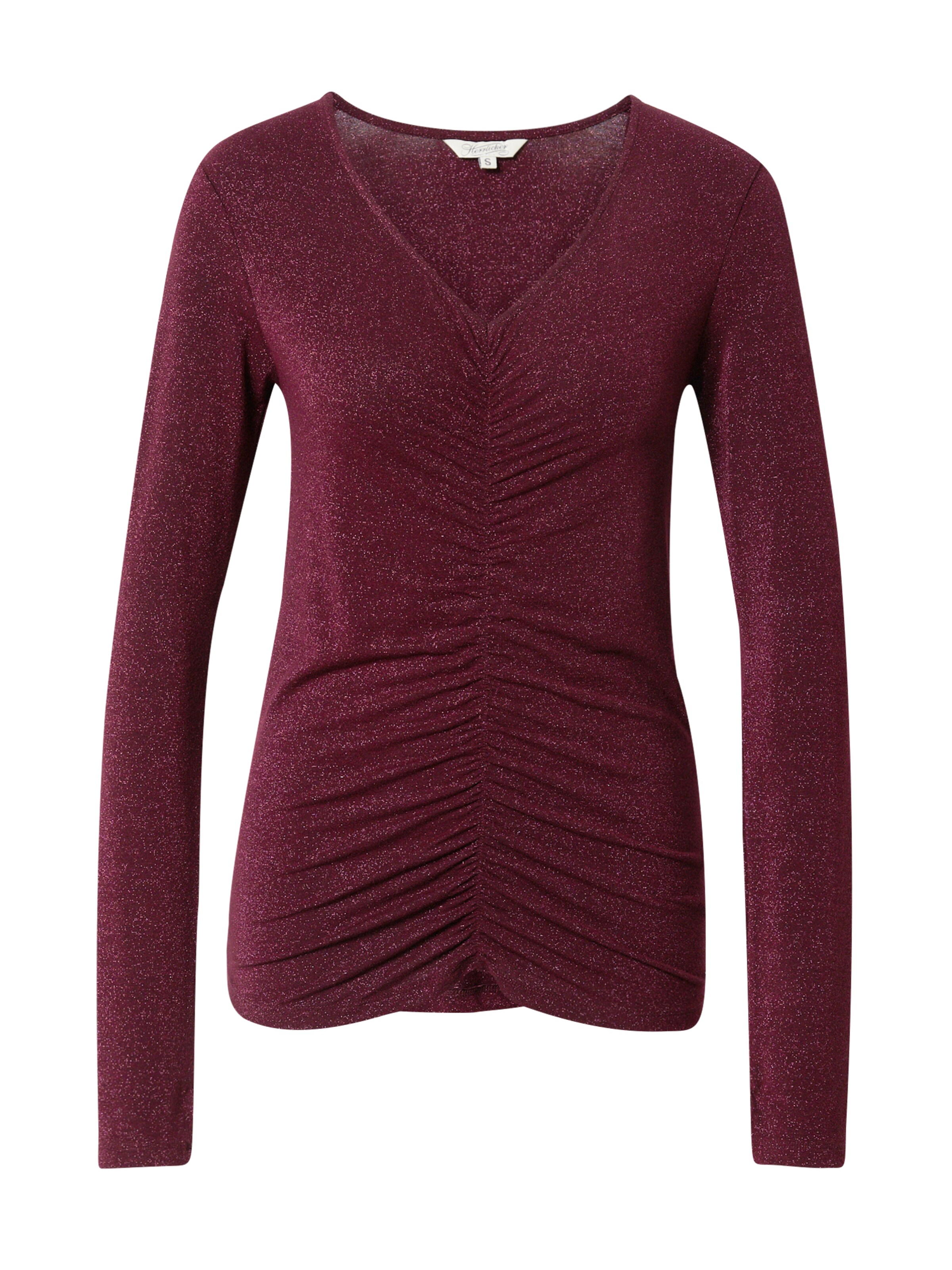 Herrlicher Shirt 'Toria' in de kleur Wijnrood, Productweergave