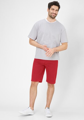 REDPOINT Slimfit Chinohose in Rot