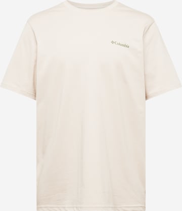 COLUMBIA Funkční tričko 'Explorers Canyon' – béžová: přední strana