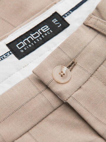 Ombre Slim fit Pants in Beige