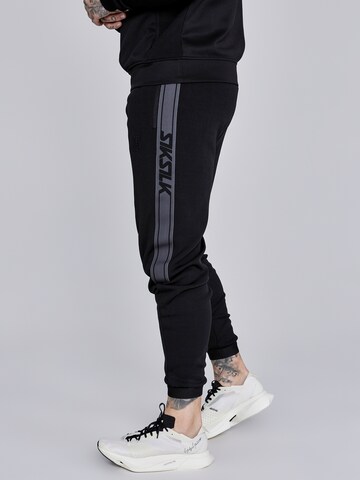 SikSilk Regular Trousers in Black