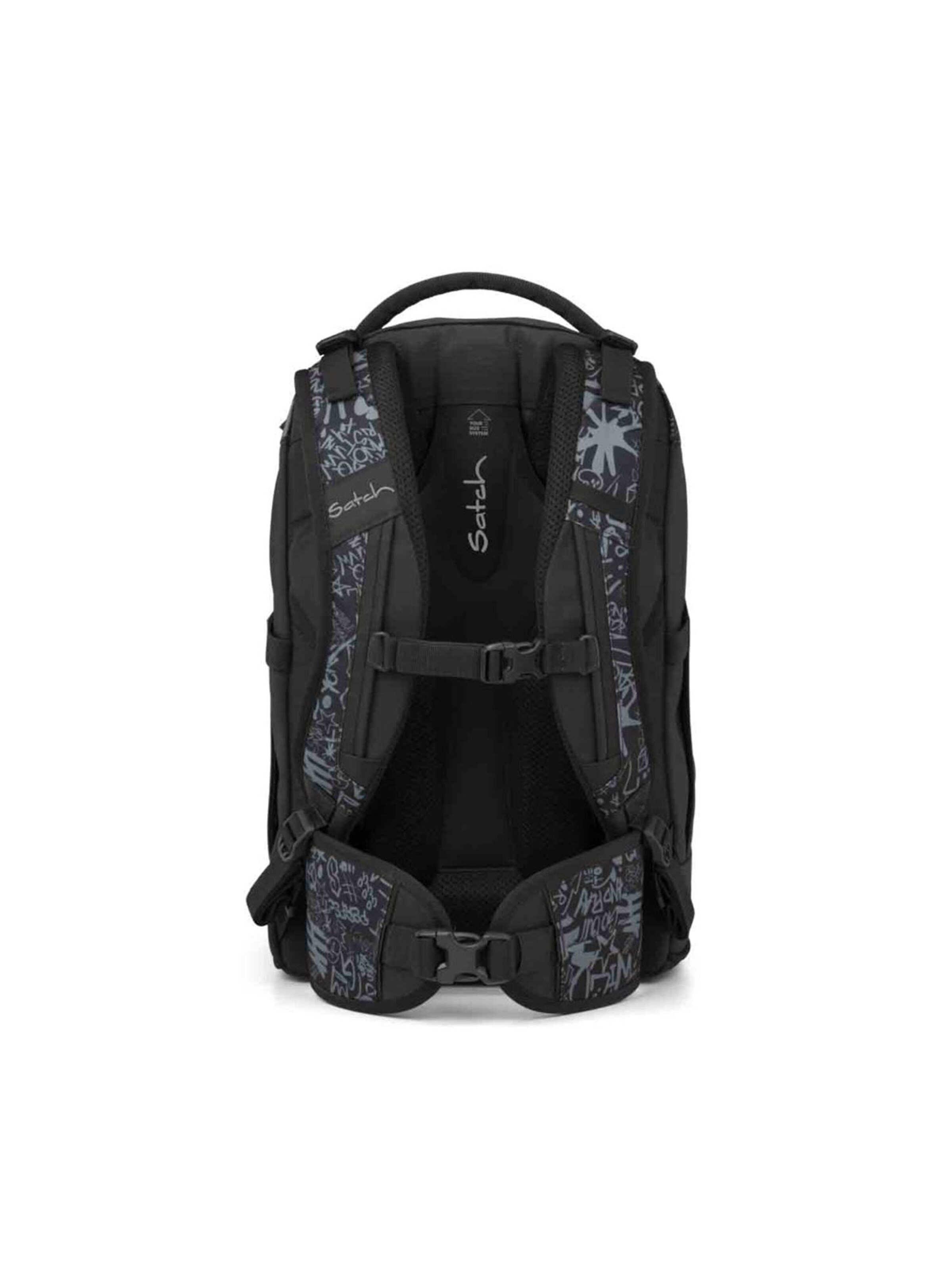 Satch Backpack 'Pack Schulrucksack Set 3tlg' in Grey