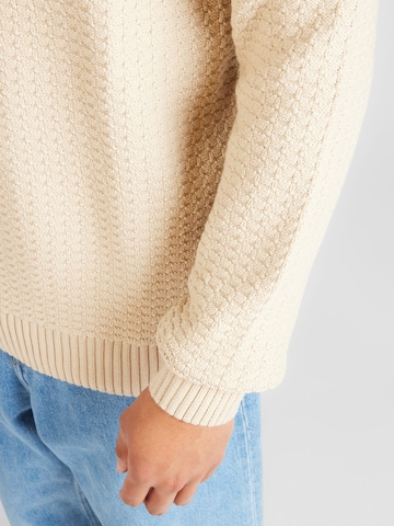 SELECTED HOMME Sweater 'Thim' in Beige