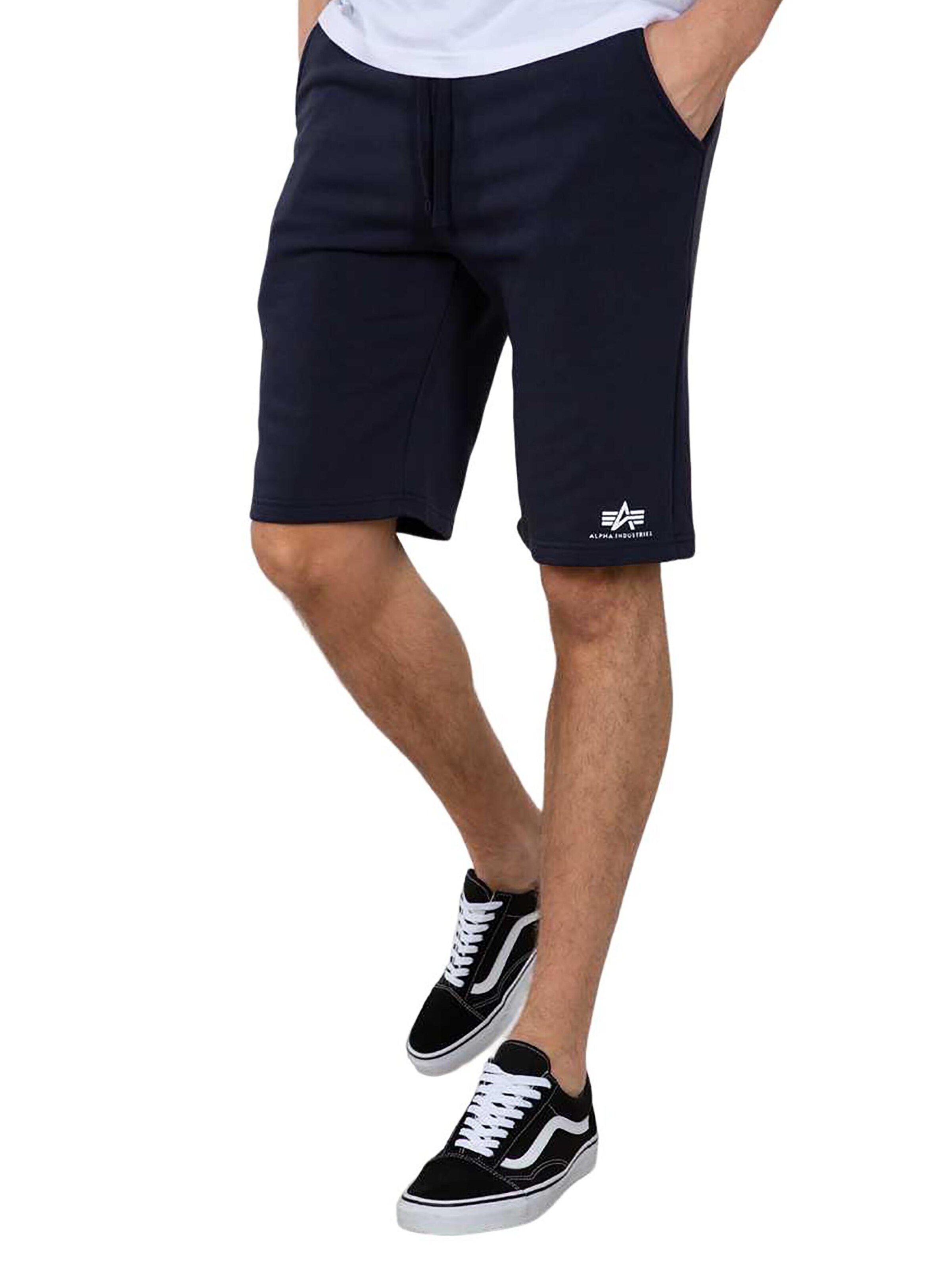 ALPHA INDUSTRIES Regular Hose 'Short SL'‌‌‌‌ in Blau