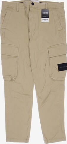 Calvin Klein Jeans Stoffhose 33 in Beige: predná strana