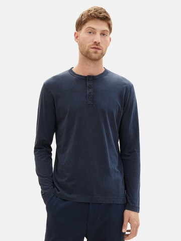 TOM TAILOR Shirt in Blauw: voorkant