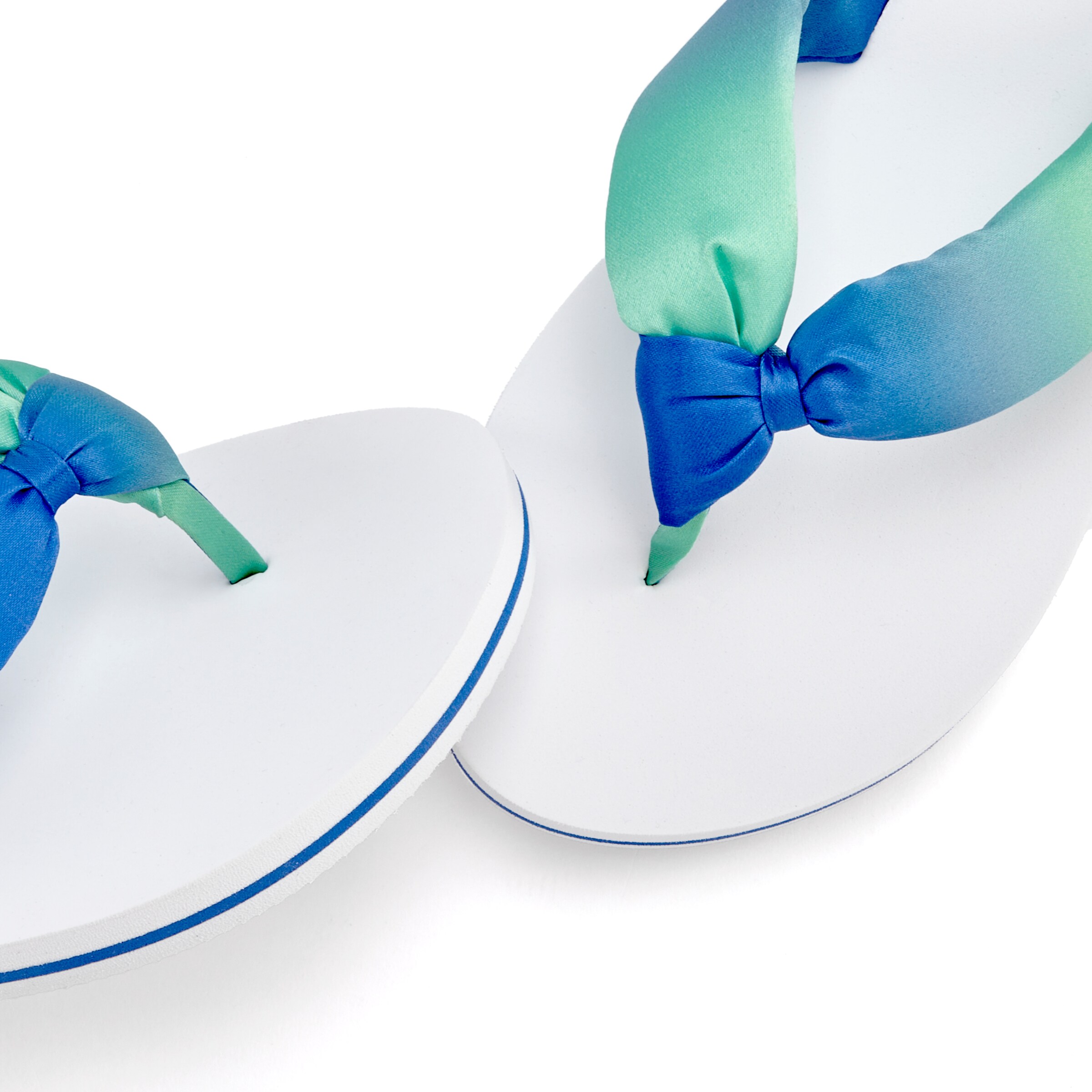 LASCANA Сандали с разделител за пръстите в зелено