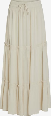 VILA Skirt in Beige: front