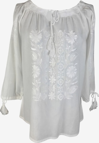 Rody’s forever Trachtenbluse 'Damenbluse 2IU26, weiß , marimea 2XL' in Weiß: Vorderseite