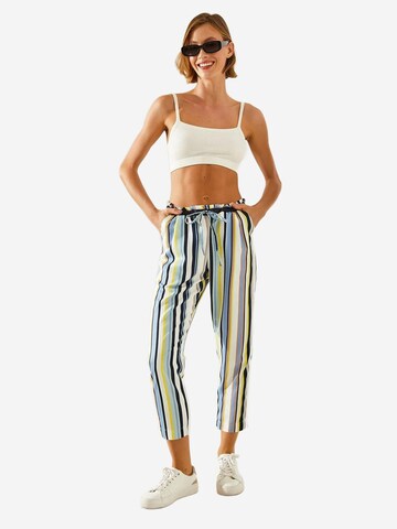 Bianco Lucci Regular Broek in Blauw