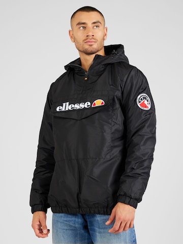 Veste mi-saison ELLESSE en noir : devant