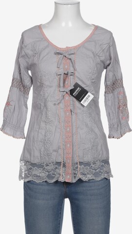 Cream Blouse & Tunic in XS in Grey: front