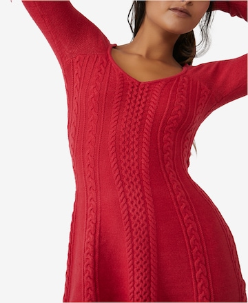 Free People Knitted dress 'Small World' in Red