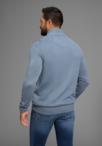 Man's World Strickjacke in Blau