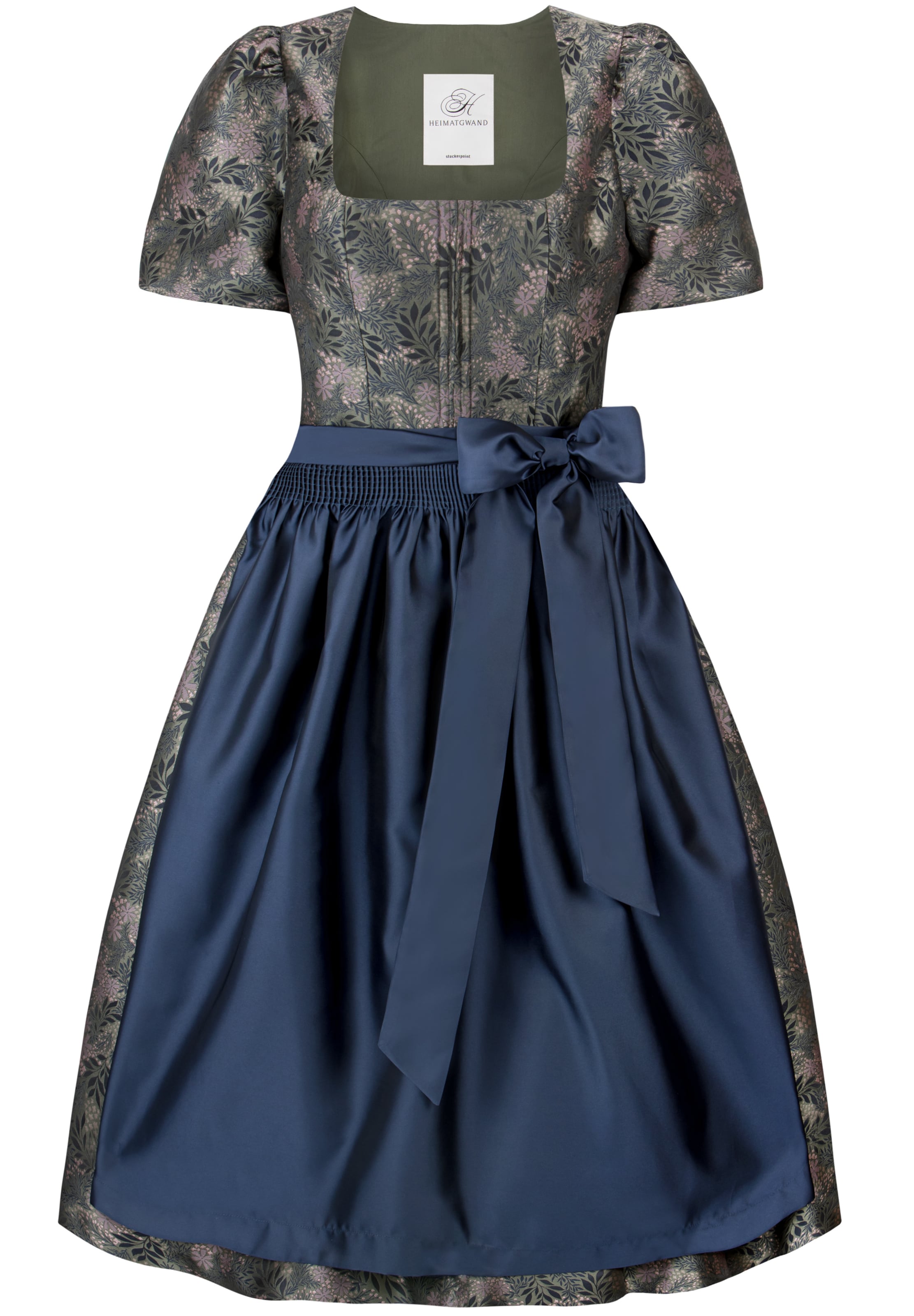 STOCKERPOINT Dirndl 'Pearl' in Groen: voorkant