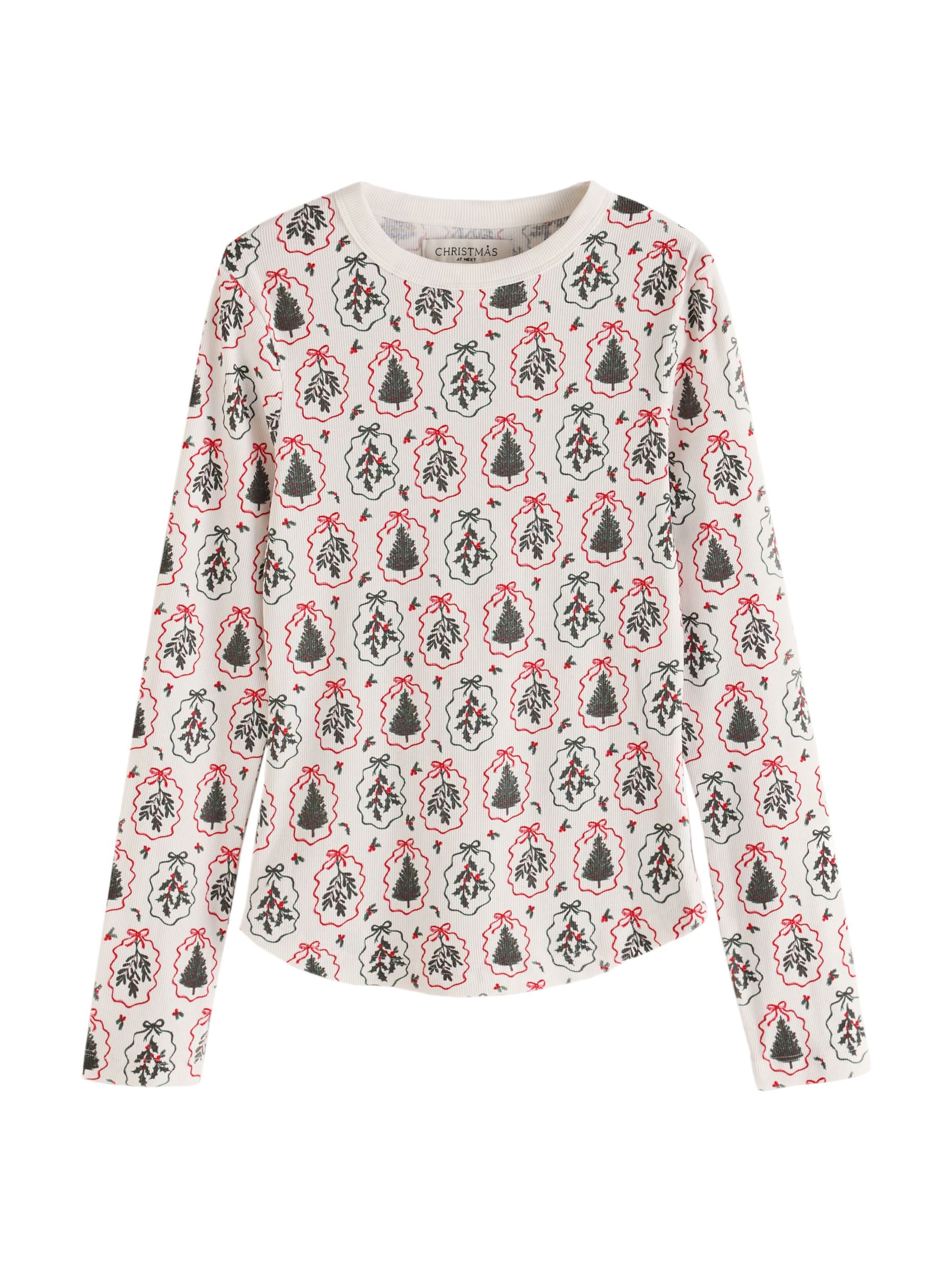 T-shirt Next en blanc : devant