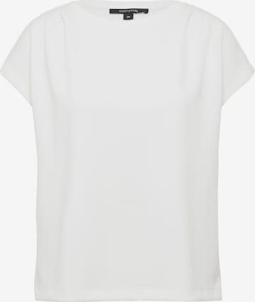 T-shirt COMMA en blanc : devant