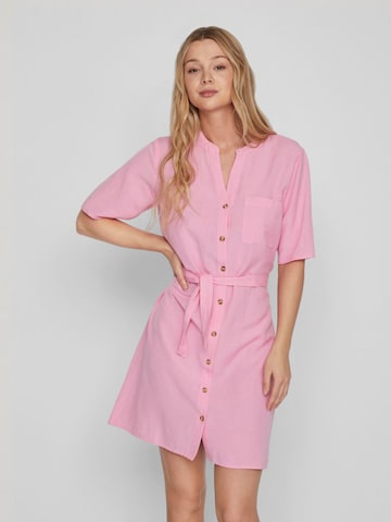 VILA Shirt Dress 'Prisilla' in Pink: front