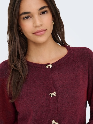 ONLY Knit cardigan 'ONLTORINO' in Red