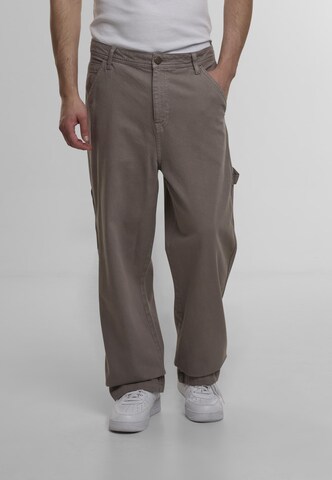 DEF Baggy Jeans in Grau: Vorderseite