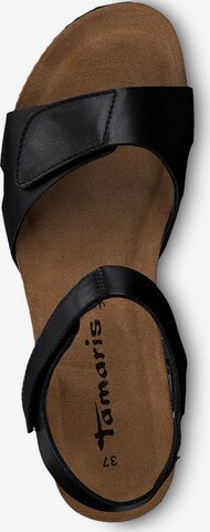 TAMARIS Strap sandal in Black