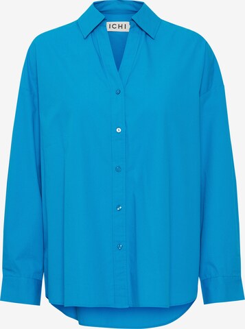 ICHI Blouse 'ESTAMA' in Blauw: voorkant