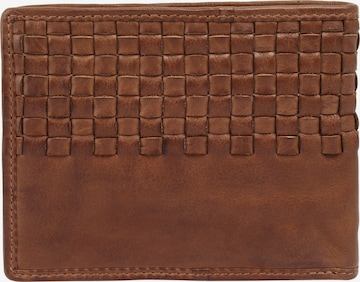 Bagan Wallet in Brown: front