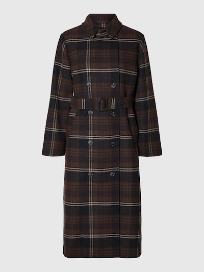 SELECTED Between-Seasons Coat in mottled brown / Grey / Black, Item view