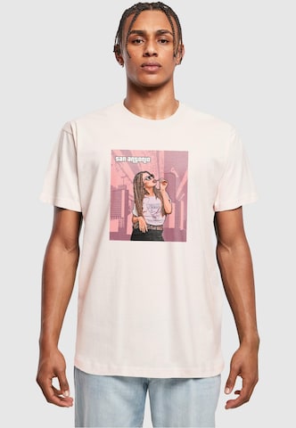 Merchcode Shirt 'Grand - San Antonio' in Pink: predná strana