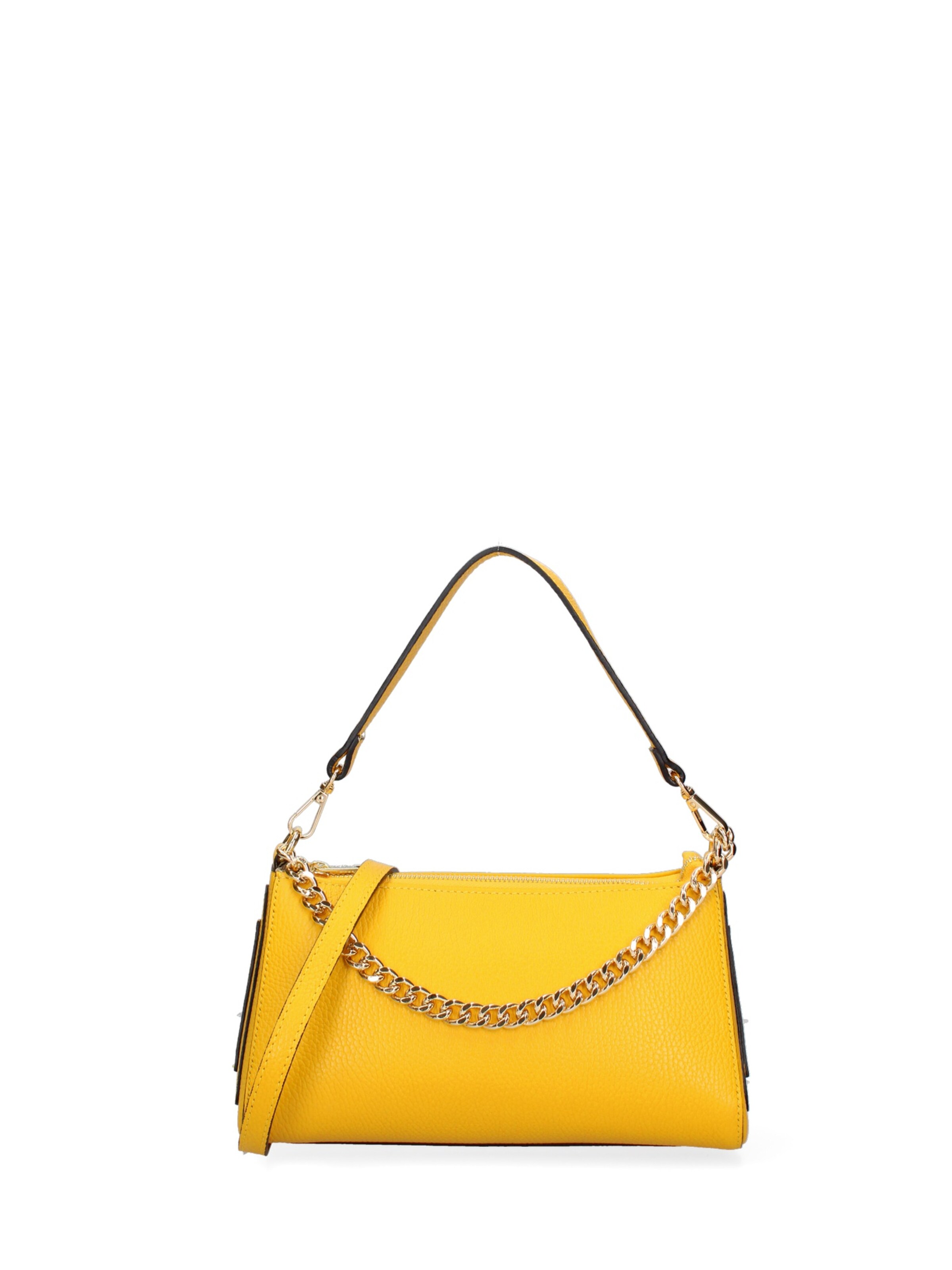 Gave Lux Handbag in Yellow: front