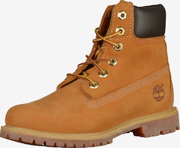 Bottines à lacets 'Premium' TIMBERLAND en marron : devant