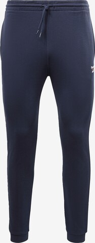 Reebok Спортен панталон в синьо: отпред