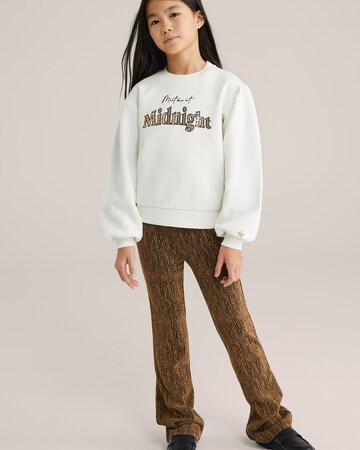 WE Fashion Regular Hose in Gold