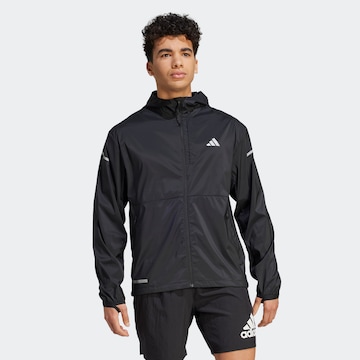 ADIDAS PERFORMANCE Athletic Jacket 'Ultimate' in Black: front