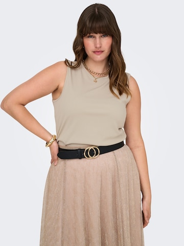 ONLY Carmakoma Top 'CARALIA' – šedá: přední strana