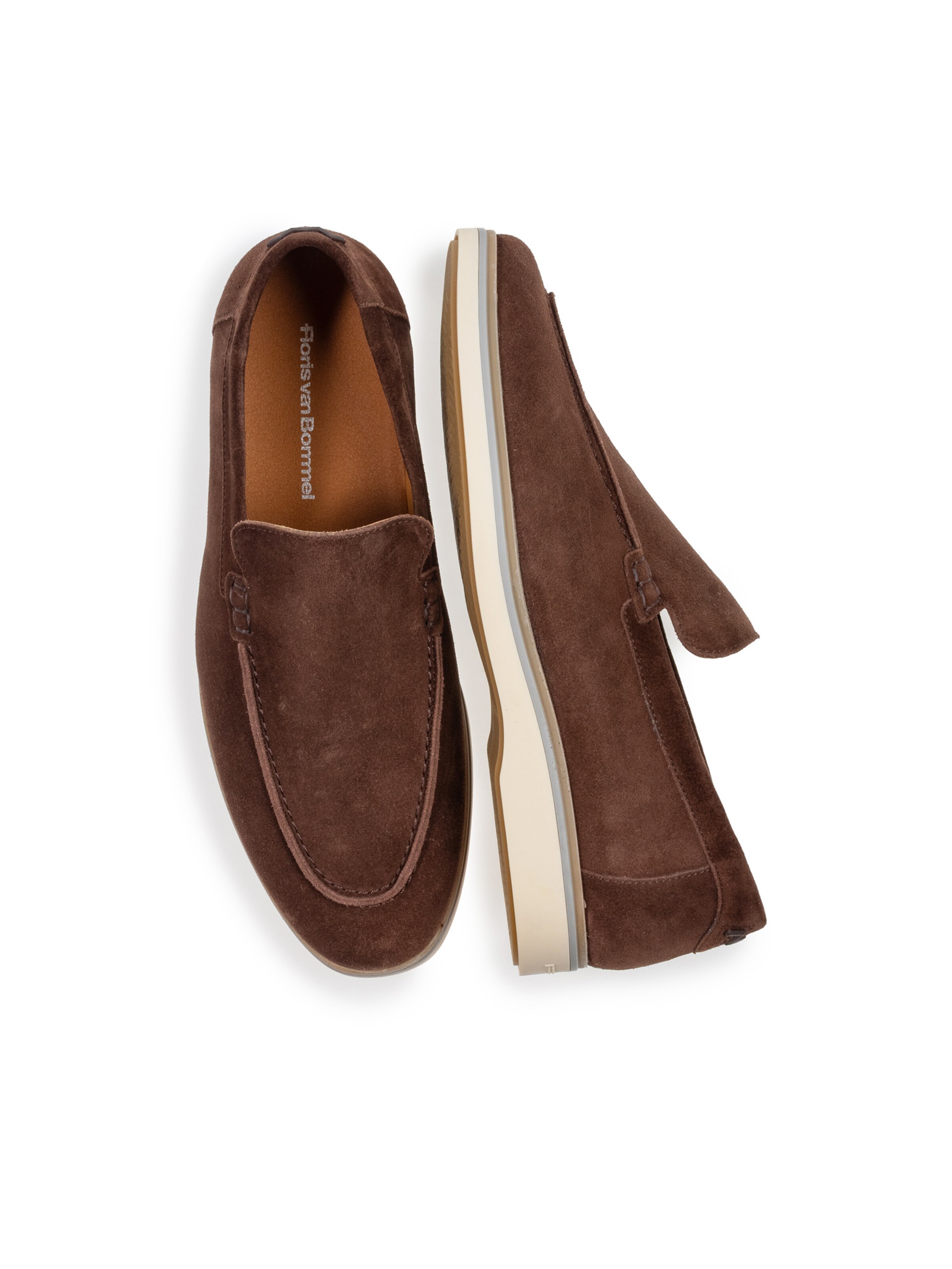 Mocassin 'De Oister 03' Floris van Bommel en marron