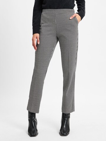 Slimfit Pantaloni con piega frontale di MORE & MORE in nero: frontale