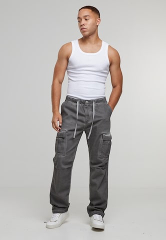 2Y Premium Loosefit Cargobroek 'Lunas' in Grijs