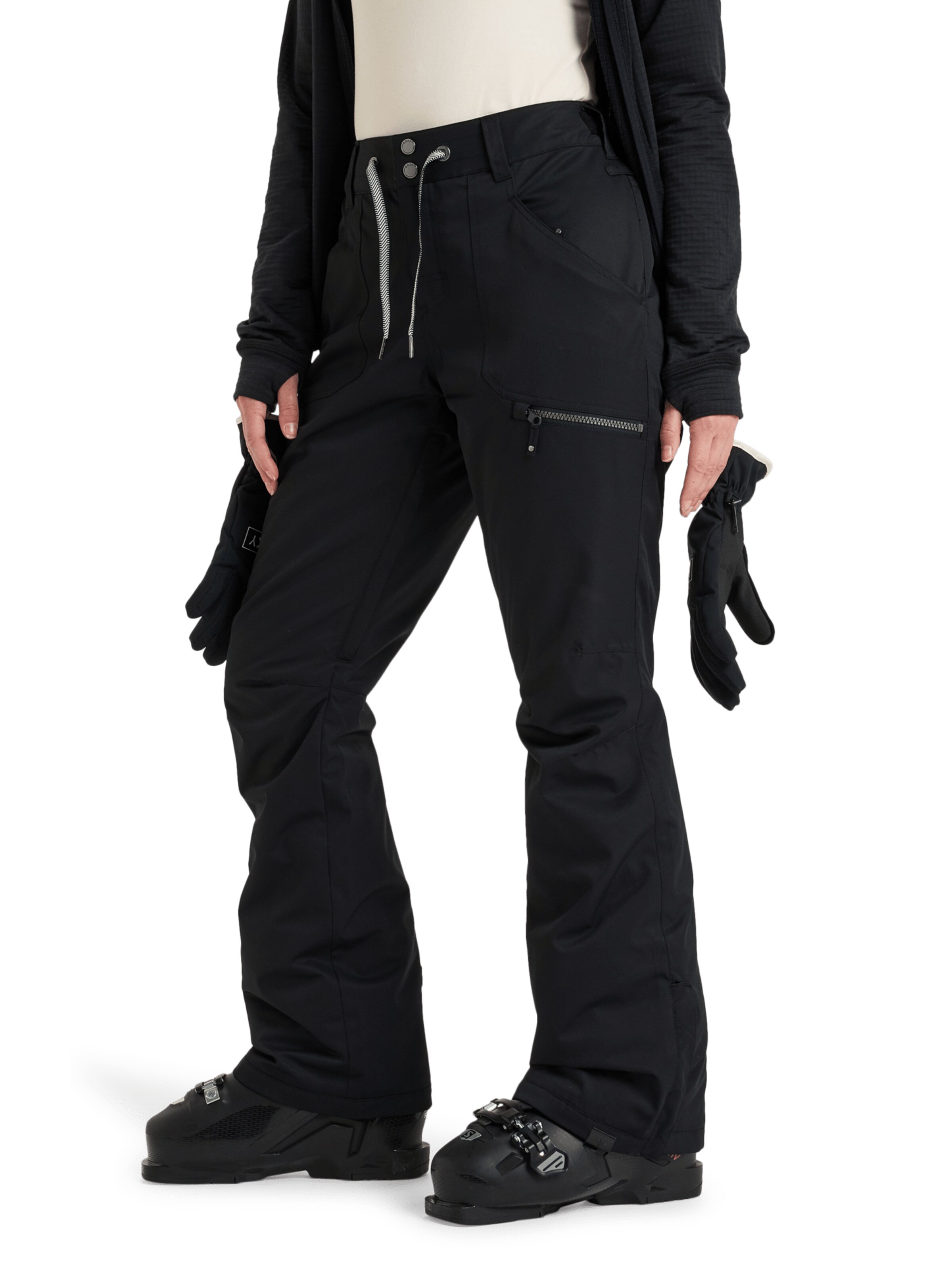 ROXY Regular Sporthose 'Nadia' in Schwarz
