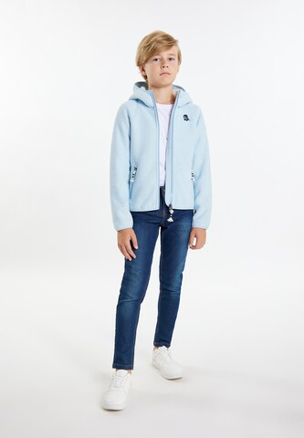 Schmuddelwedda Fleece jas in Blauw