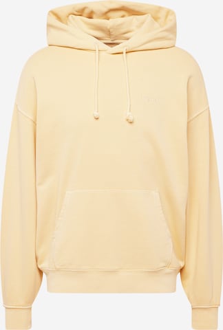 Bluză de molton 'Red Tab Sweats Hoodie' de la LEVI'S ® pe galben: față