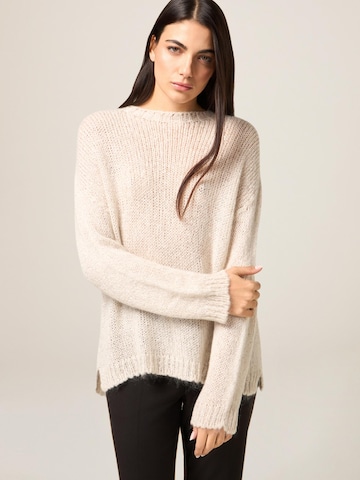 Pullover di oltre in bianco